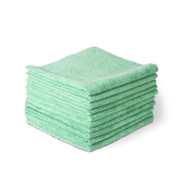 Microfiber Towel, Green 16" x 16"