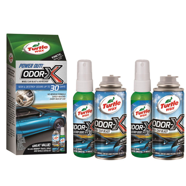 Power Out Odor-X Whole Car Blast Car Odor Eliminator 25 FL OZ (2 Pack)
